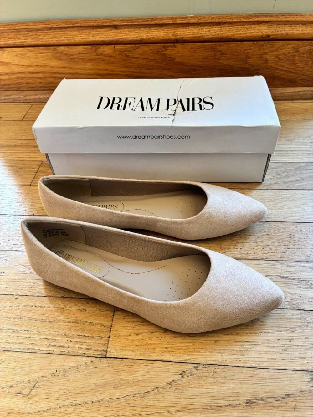 DREAM PAIRS Pointed Toe Ballet Slip On Flats size 7.5